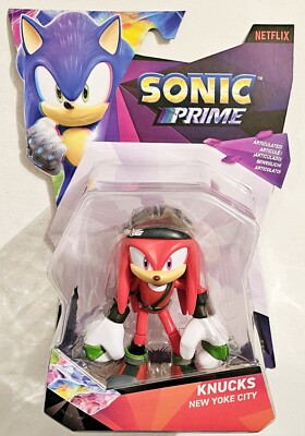 NETFLIX SONIC PRIME KNUCKS NEW YOKE CITY 5'' FIGURE BRAND NEW FAST SHIPPING 