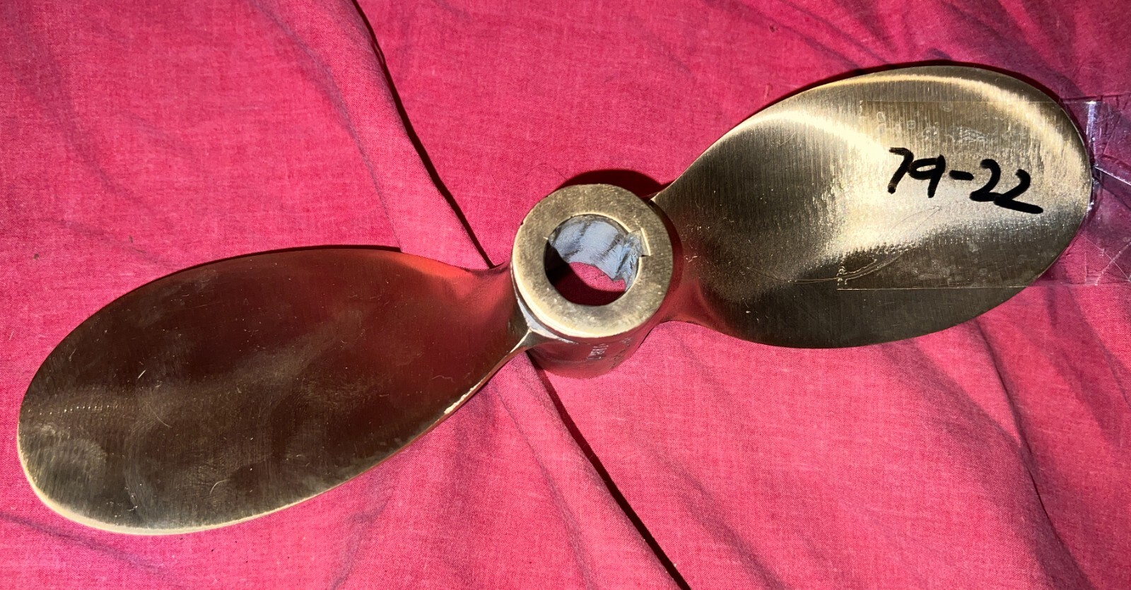 Mi Wheel 11 x 7 2 Blade Sailor Propeller Right Hand Bronze 1" shaft (79