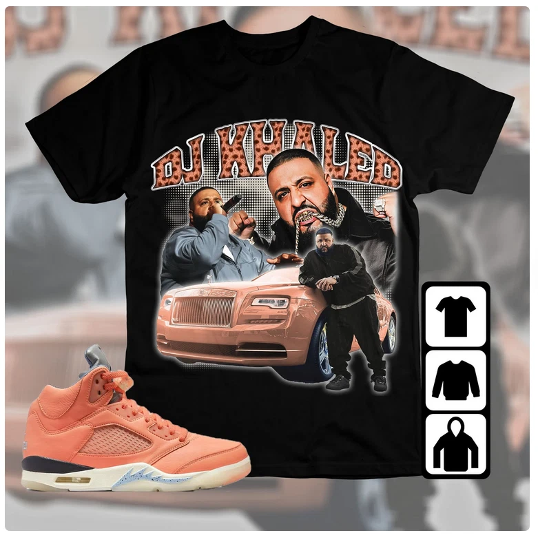 Shirt to match Jordan 5 'DJ Khaled Crimson Bliss' Unisex