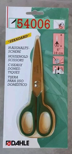 Dahle Crafts And Sewing Paper Scissors 6" Made Stainless Steel - Picture 2 of 3