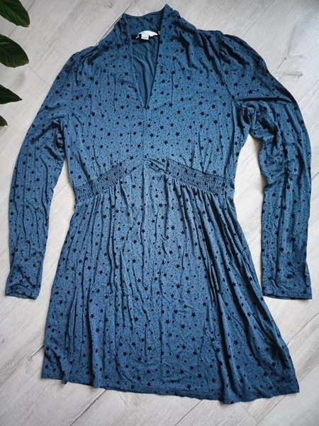 Women Boden Dress Grey Viscose 38 / M / 46 #62YC