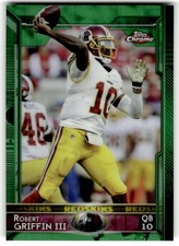 2015 Topps Chrome Robert Griffin III Green Refractor #3