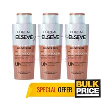 Elseve Growth Booster Anti-Haarausfall Shampoo DüNnes Haar & Bruch 200Ml 3Er ...