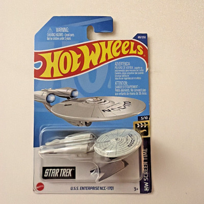 Hot Wheels 2021 HW Screen Time 5/10 Star Trek USS Enterprise NCC-1701 80/250 NEW