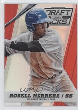 2013 Panini Prizm Perennial Draft Picks Red Prizm 21/100 Rosell Herrera #54 1s8