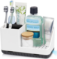 Bathroom Counter Organizer, Bathroom Organizers and Storage, Detachable Toothbru