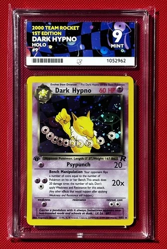 2000 Team Rocket 1st Edition Dark Hypno 26/82 ACE 9