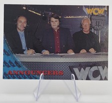 Mike Tenay/Tony Schiavone/Bobby Heenan #43 1998 Topps WCW/nWo Wrestling Card