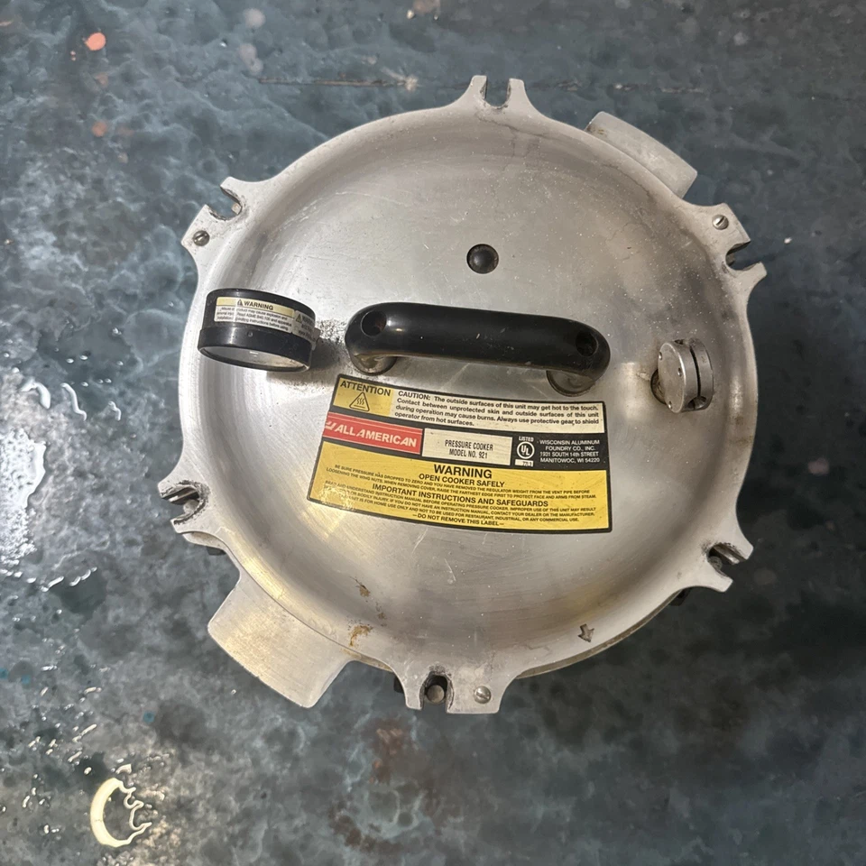 All American скороварка консервный нож для домашней плиты консервирования, сделано в США, 21,5 кварты - Изображение 2 из 3