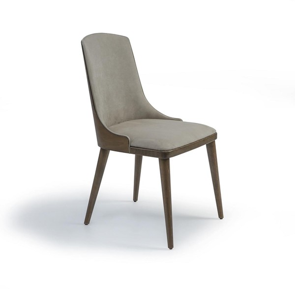 Luxus Design Polster Stuhl Esszimmerstuhl Sitz Esszimmer MöBel Holz Neu-image