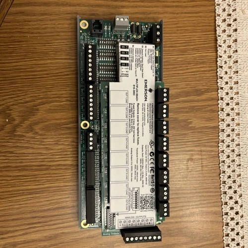 Emerson MultiFlex 88AO+ 810-3063 Board. 8 Inputs, 8 Outputs, & 4 Analog outputs