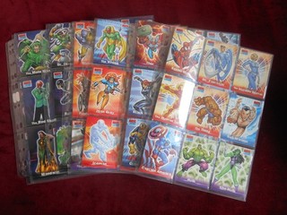 Marvel Legends X72 cards Complete Base Set Topps 2001 VFN