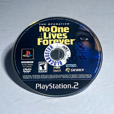 No One Lives Forever PS2 PlayStation 2 Spy Shooter Disc Only Tested