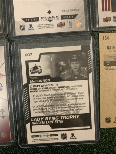 NATHAN MACKINNON 10 Card Lot  - Picture 20 of 21
