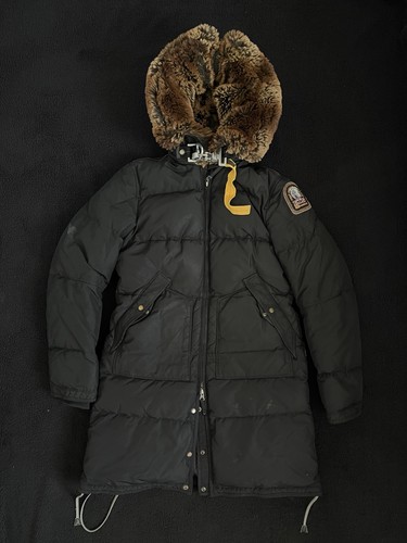 Parajumpers Long Bear Masterpiece Down Parka Jacket Black Size M