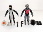 Vintage Hasbro GI Joe 1985 COBRA EELS & TORPEDO Figure Lot w Accessories!