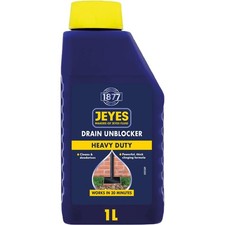 Jeyes Drain Unblocker (1L) - Outdoor Drain Unblocker Liquid Heavy Duty - Dissol