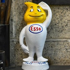 Cast Iron Hand Painted Money Box Ornament - Esso man