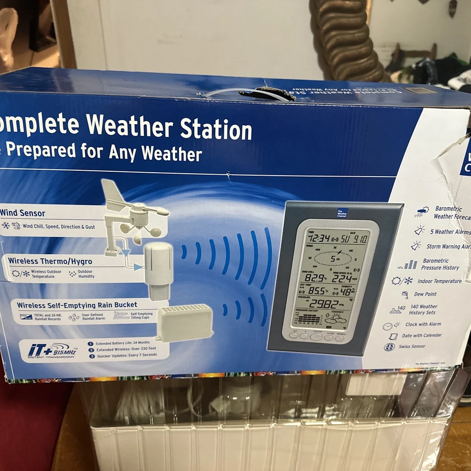 The Weather Channel Complete Weather Station System New WS-1510TWC New Open Box - Image 2 of 4