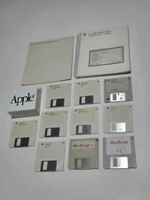 Vtg 1989 Classic Apple Macintosh System Software Floppy Disks Lot of 10 + Extras