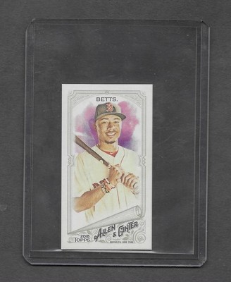 Mookie Betts 2018 Topps Allen & Ginter A&G MINI EXT #358 Rip Card Exclusive SSP
