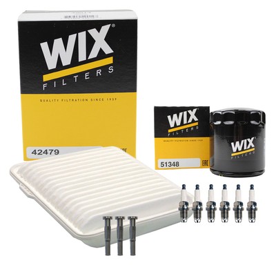 Wix Tune Up Kit Denso 6 Spark Plugs and Coil Boots Kit for Toyota Tundra 3.4 V6