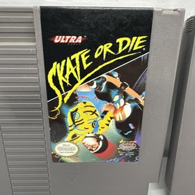 NES Skate or Die 1 & 2 Nintendo Entertainment System 1990 Cleaned & Tested