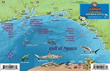 FLORIDA PANHANDLE DIVE  WRECK MAP  REEF CREATURES GUIDE By Franko Maps Ltd.