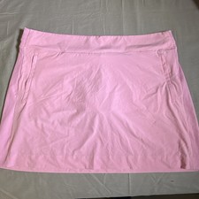 Member's Mark Women's 4 Way Stretch Mid Rise Stretch Skort Tennis Pink XL