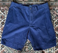 Vintage POLO by Ralph Lauren Navy Blue Pleated Chino Shorts 38