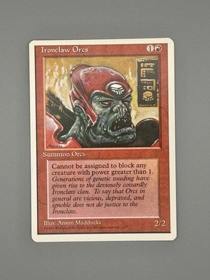 MTG Ironclaw Orcs 4th Edition Regular x1 Common NM