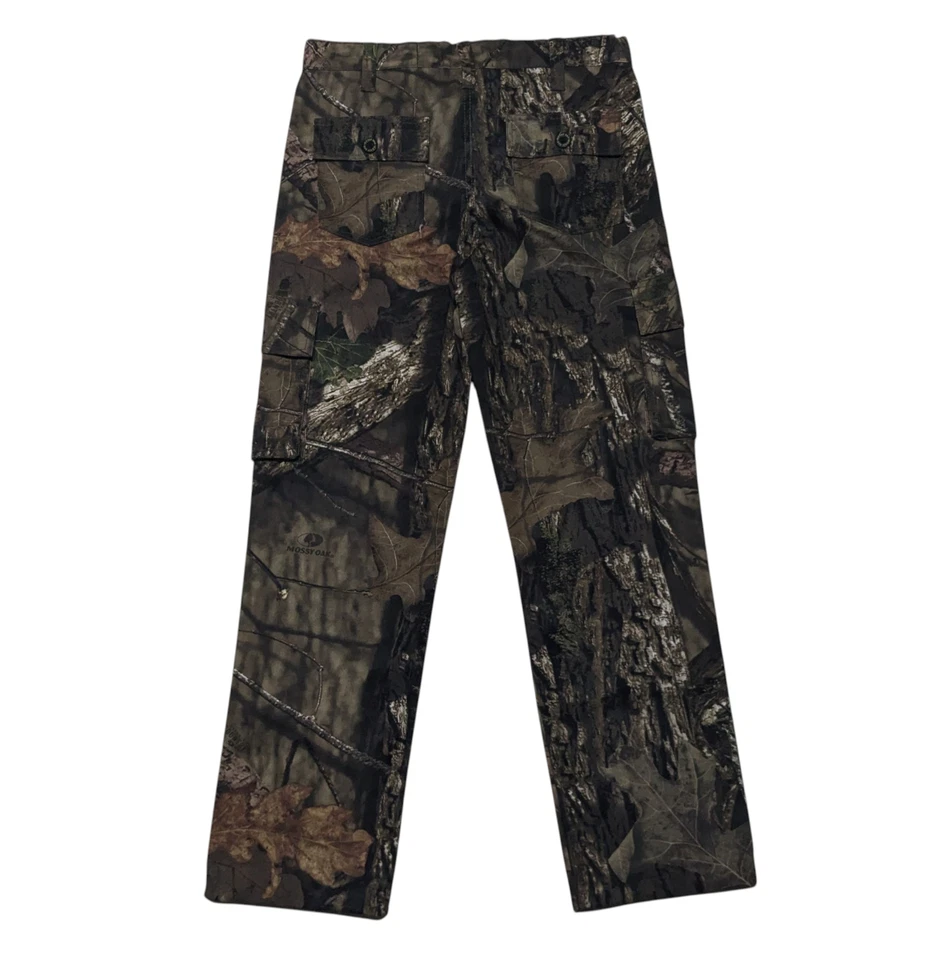 Mossy Oak Camo Cargo Pants Youth Boys Size 18 XXL 30x29 Hunting Outdoor EUC - Image 2 of 4