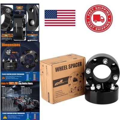 High Performance 2 Inch Black ATV Wheel Spacers for Better Driving Experience