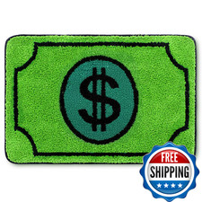 Drydiet Money Bathroom Rug Gift Cute Bill Door Bath Mat For Bedroom Kitchen