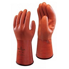SHOWA460 Fully Coated Insulated PVC Chemical Resistant Winter Glove 1 Pair Small