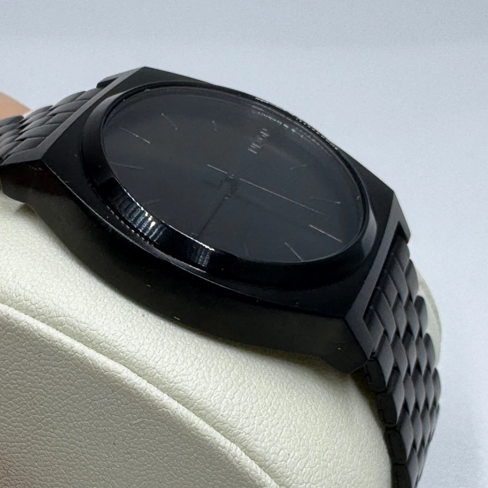 Nixon Time Teller Black Stainless Steel Watch Minimalist Men’s Analog - Image 2 of 4