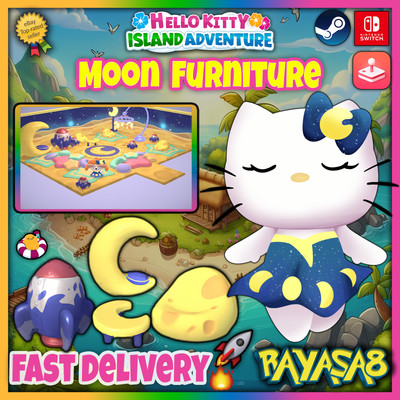   Moon Möbel Set | Hello Kitty Island Adventure iOS/Steam/Switch 