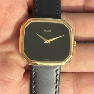 Piaget Collection Légende Or Jaune 18k Cadran En Onyx Réf. 9781