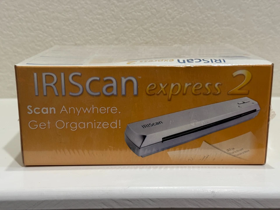 IRISCAN EXPRESS 2 PHOTO DOCUMENT PORTABLE USB SCANNER NIB - Image 2 of 4