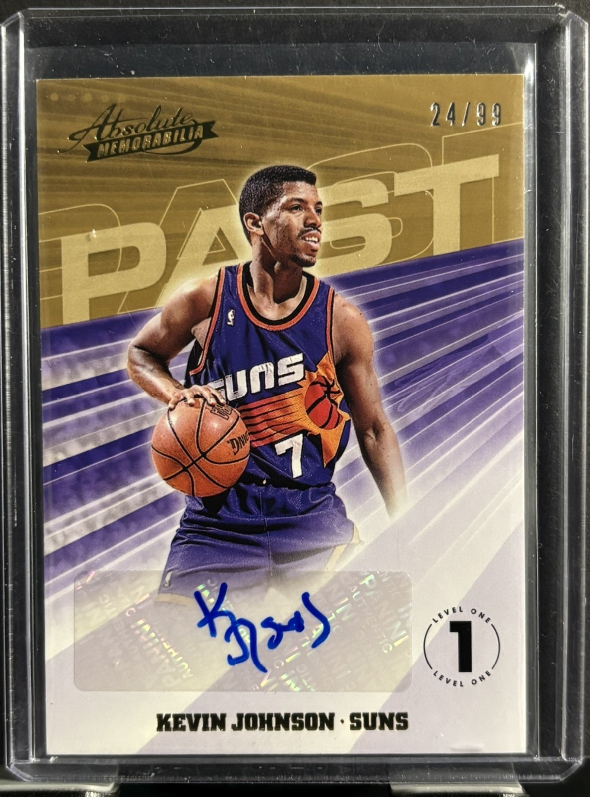 2018-19 Panini Absolute Memorabilia #PA-KJN Kevin Johnson Past Autographs /99