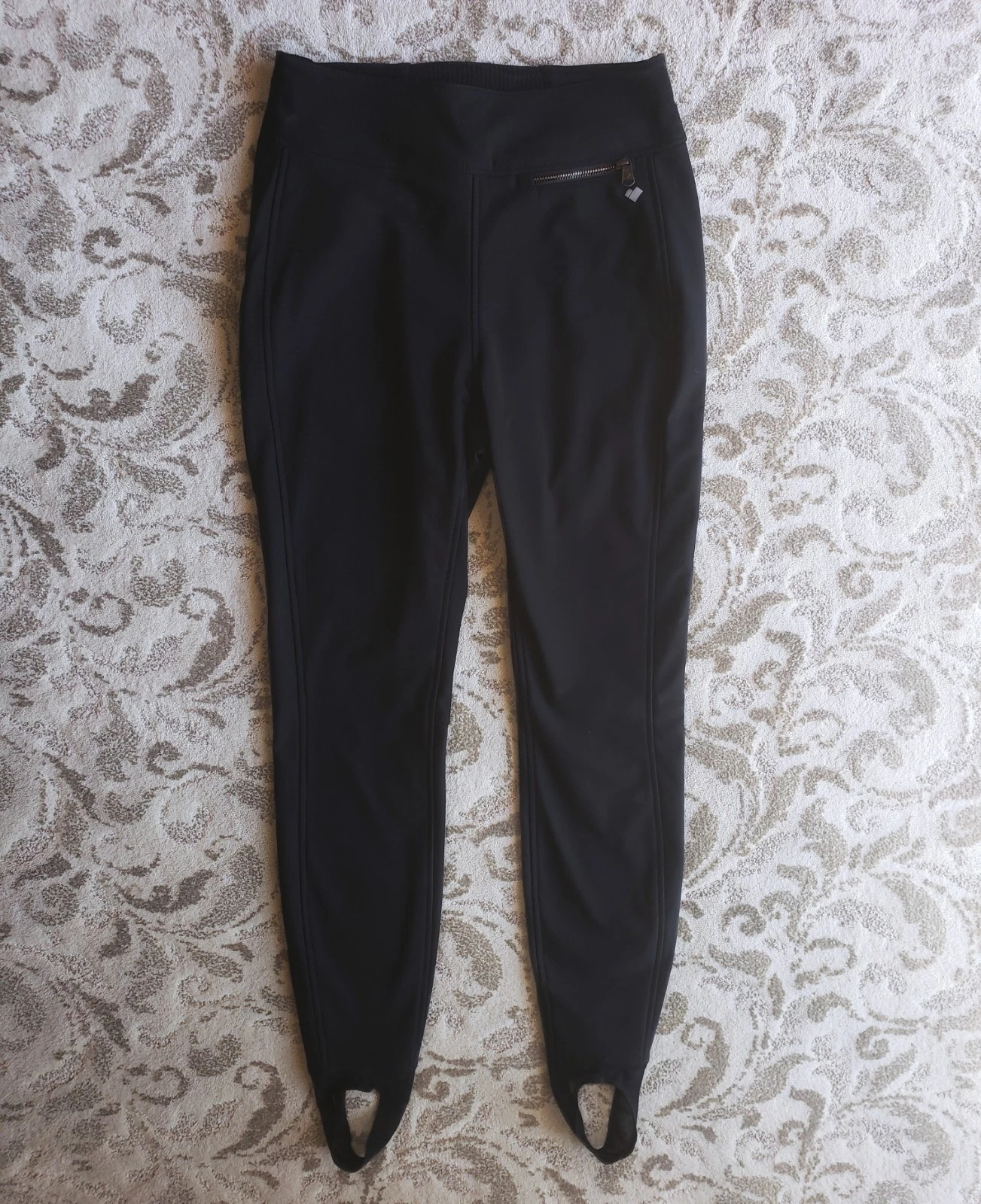 Obermeyer Jinks ITB Softshell Pants Ski Snowboard Stirrup Black Womens Size 10