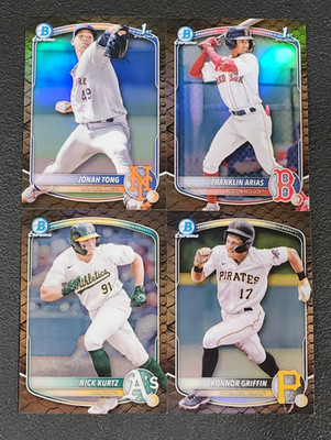 2025 Bowman Chrome REPTILLIAN REFRACTORS You Pick - 2 Card Minimum