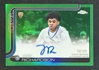 Topps Chrome 2025-26 Jase Richardson Green Auto Rookie 58/99 #TCAR-JR Magic