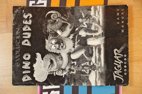 Evolution: Dino Dudes (Atari Jaguar, 1994) W/ Manual & Game (Ship Disc Avail)