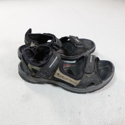 Ecco Yucatan Sandals Womens Size 7.5 Black 38 Outdoor Hiking Comfort Shoes