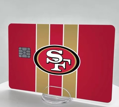 San Francisco 49ers Football Credit Debit Card Sticker Skin Free Shipping Cali
