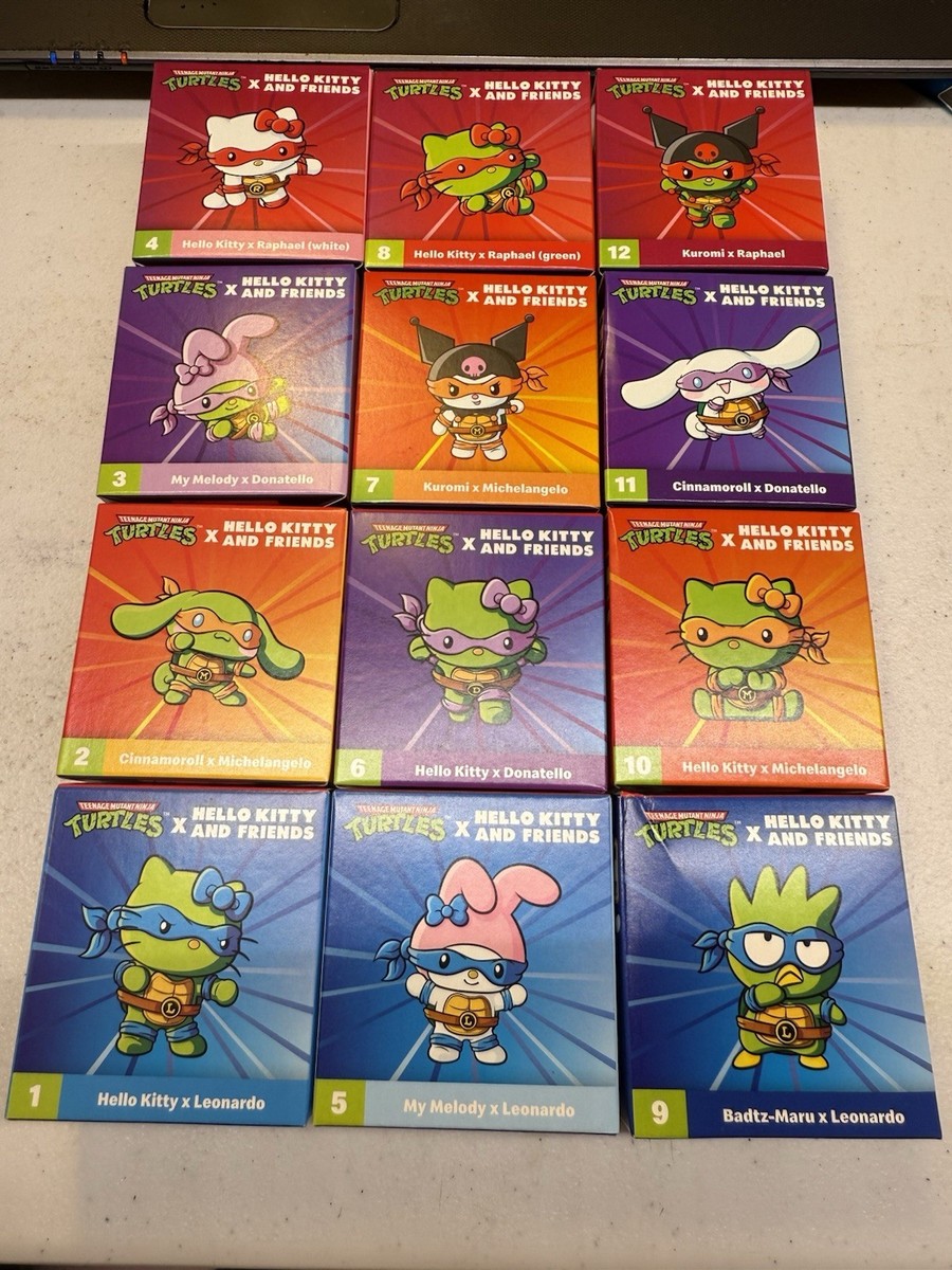 【海外限定】TURTLES×HELLO KITTY/ ハッピーセット6体 未開封 2025 McDONALD'S Hello Kitty Teenage Mutant Ninja Turtles