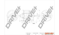 Dr!ve+ Kraftstofffilter U.A. FüR CitroËN, Ds, Fiat, Mitsubishi, Peugeot, Toyota