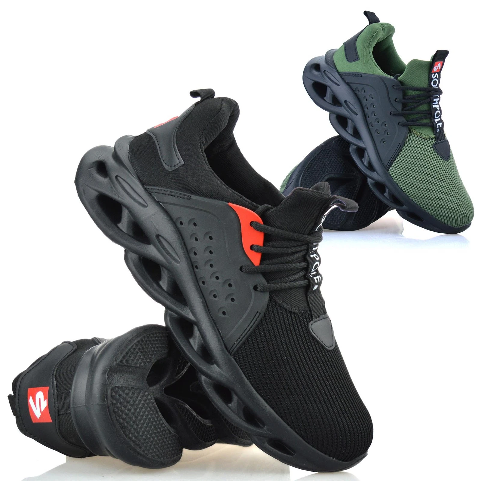 Mens Memory Foam Running Walking Jogging Casual Sports Work Trainers Shoes Size