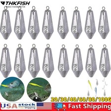 10PCS Drop Shot Fishing Weights Kit Lead Freshwater Fishing Sinkers Bass Casting